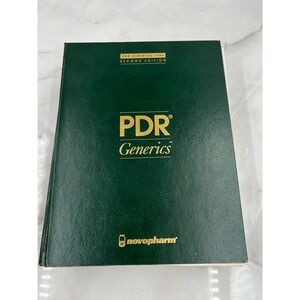 PDR Generics 1996 Second Edition Pharmaceutical Drug Reference Book